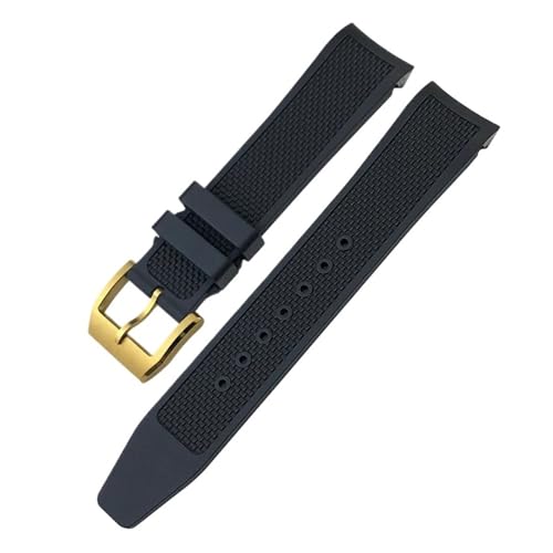 [ł] 20mm ^J[uGh FKM o[EHb`oh IWC ŐV|gK IW371609 IW371620 tbfo[EHb`XgbvuXbgɑΉ(Black gold pin)