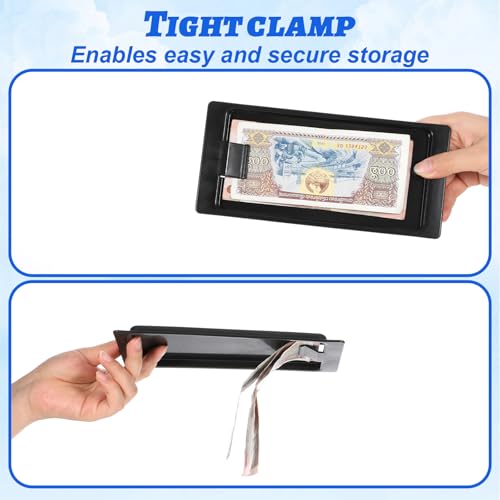 Yuanan 30 Pack Black Check Holders, Check Presenters for Restaurants Black Plastic Tip Trays Restaurant Checks Holder for Receipts, Cash, Credit Cards, Used in Cafes, Bars, Hotels and Dining - Thumbnail 6