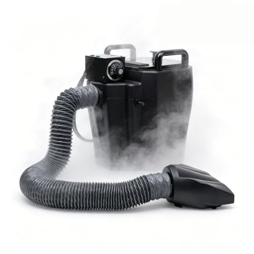 Máquina de niebla de hielo seco de 3500 W y 110 V, para Halloween y bodas | Máquina de humo de niebla baja con boquilla y tubo grandes, generador de efecto de niebla de hielo seco con 3 modos para DJ y escenario miniatura 1