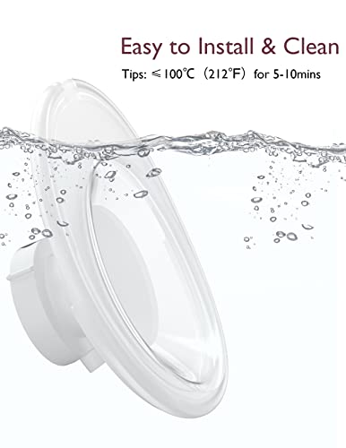 Image of Momcozy M5 Double-Sealed Flange 24mm. Original M5 Breast Pump Replacement Accessories, 1PC (24mm)
