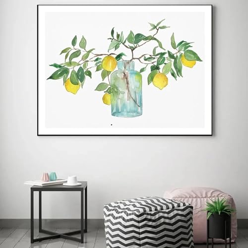 Images d'art abstrait fruits de jardin 35x50cm pour rafraîchir un mur vide