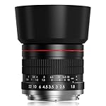 EF 85mm F1.8 Portrait Lens - Medium Telephoto Manual Cameras Lens for Canon EOS Rebel T Series (T8i/T7i/T7/T6/T3i/T2i/4000D/850D/SL3/SL2) & High-End DSLRs (6D Mark II/5D Mark IV/90D/80D/77D)