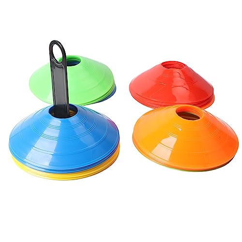 Cônes de football durables pour entraînement d'agilité et de parcours sportif - 5