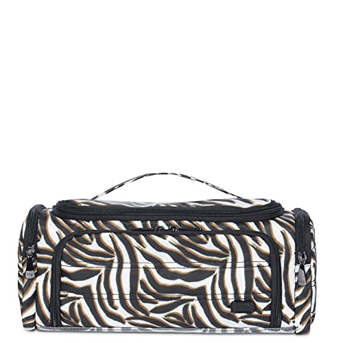 Lug Trolley Cosmetic Case, ZEBRA SAND