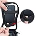 clinmday Bike Bag Top Tube Storage Bag Zipper Closure Large Capacity Waterproof Touch Screen Phone Case MTB Road Bike Bag for Outdoor Cycling Red