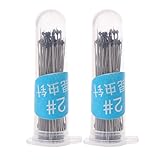 JDIEOQA 40 mm Insekt Pins für Entomologie - 200 Stück Edelstahl Insektennadeln Entomologie-Stifte Probenstifte für die Dissektion von Labors und Schmetterlingssammlungen