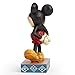 Disney Traditions by Jim Shore Mickey Mouse Personality Pose Stone Resin Figurine, 4.875”