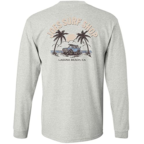 JOES SURF SHOP Men's Early Bird Logo Heavy Long Sleeve Tees