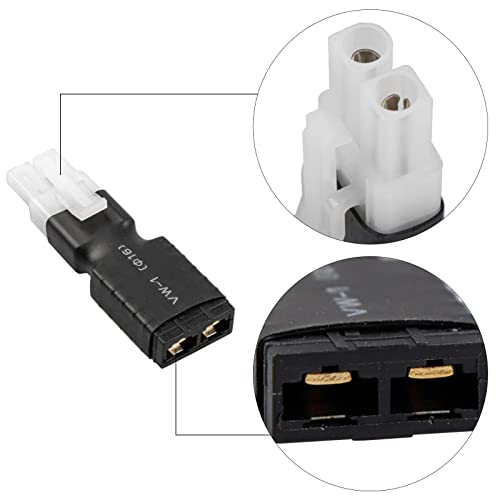 Acekeeps Rc Battery Charger Adapter Compatible With Trx Connector To Tamiya Male Female, Charging Or Converting Battery Plugs (4-Pack) #TOP2