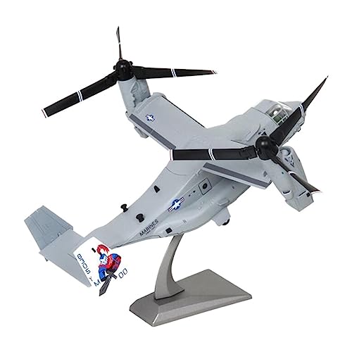 Modelo de avión v22 osprey miniatura de metal para decorar despachos 3