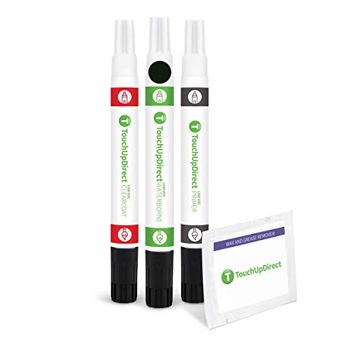 TouchUpDirect 040/9040 Black Compatible with Mercedes-Benz Exact Match Touch Up Paint Combo - Preferred Kit