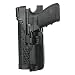 BLACKHAWK! SERPA Level 3 Light Bearing Duty Holster with Basket Weave Finish, Size 00, Black