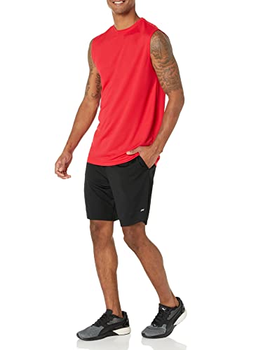 Image of Amazon Essentials Men's Gym Tank Tops, Moisture-Wicking Dry Fit Breathable Muscle Shirts, Pack of 2