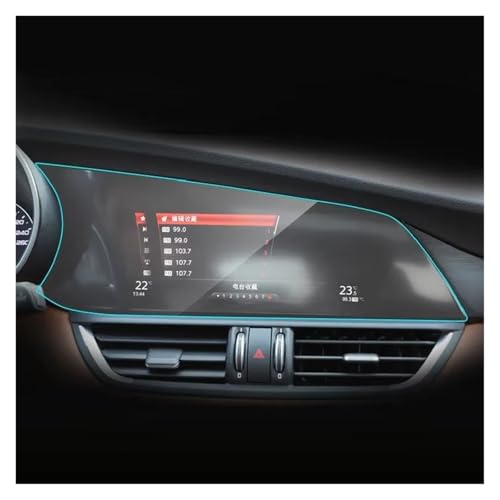 Film protection TPU Alfa Romeo Giulia 2015-2023 pour écran de contrôle central et GPS de voiture
