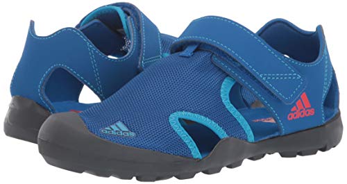 Adidas Outdoor Captain Toey Water Sports Shoe Sandal, Blue Beauty/Grey Six/Active Red, 1 Child Us Big Kid #TOP6