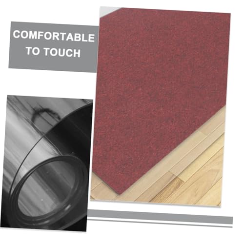Alfombra transparente de PVC PRETYZOOM protector de suelo duro y muebles 5