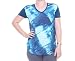 Calvin Klein Jeans Women's Scoop Neck Print Blocked Tee