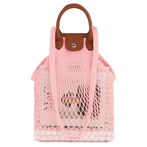Bolso de red tejido Hibala para mujer, malla, playa, hobo miniatura 1