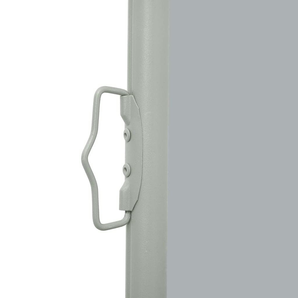 Toldo Lateral retráctil de jardín Gris 100x500 cm Toldo Horizontal Exterior Toldos Laterales Exterior Toldos Cortavientos Separador Terraza Exterior Toldo para Patio Balcon Jardin