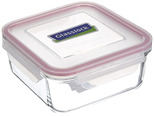 GLASS LOCK 1200ml Square Food Container, 1 EA