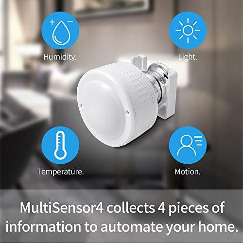 Multi-Sensor 4 In 1,Zigbee Motion Sensor With Temperature Humidity Lumiance Light ,Requires Tuya Hub,Zigbee Connection,Usb Cable Or Battery Operated¡­ #TOP1