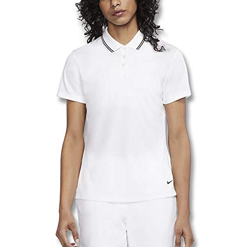Preisvergleich Produktbild Nike Damen Dri-Fit Victory Polohemd, Blanco / Negro, M