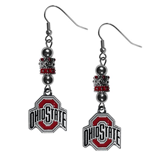 NCAA Siskiyou Sports Womens Ohio State Buckeyes Euro Bead Earrings One Size Team Color