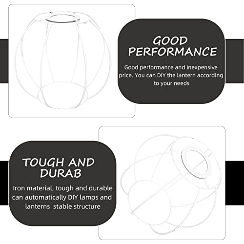 Wire Lamp Shade Rings Metal Lamp Guard Make Your Own Diy Lampshade Diy Drum Ring Metal Wire Cage Lamp Shade Replacements Accessories #TOP6