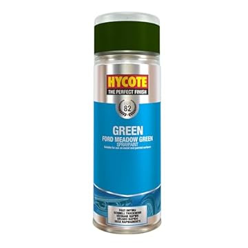Hycote Fast Drying Aerosol Car Spray Paint, Ford Meadow Green, 400 ml