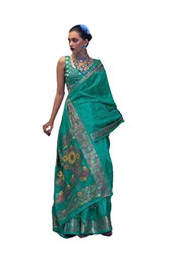 Sari traditionnel ethnique haut de gamme pour femme modèle 8318
