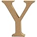 Letter, H: 8 cm, MDF, Y, 1pc