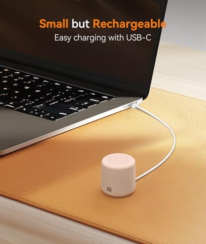 Image of Dreamegg Travel White Noise Machine - Portable Sound Machine for Baby Adults, Travel Sound Machine for Sleep, 16 Nature Sound, Timer, White Noise Machine for Sleeping Gift, Pink