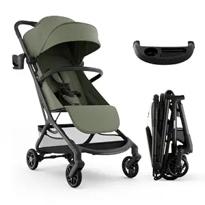 Neo Lightweight Travel Stroller with Snack Tray, Airplane-Friendly