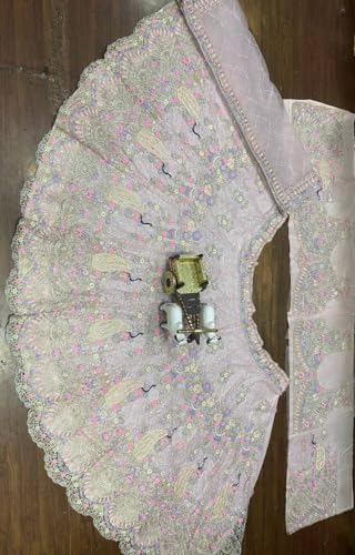Image of Lehenga choli For Womens and Girls Soft Butterfly Net Lehenga Choli with Coding Sequins Work Dupatta | Semi Stitched Designer Ethnic Set