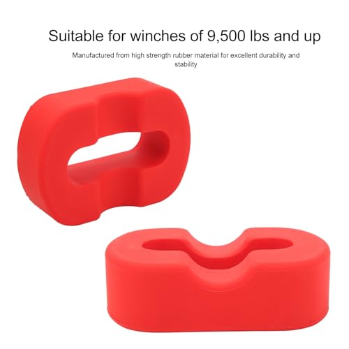Bloque de Goma para Gancho de Winch Rojo miniatura 2