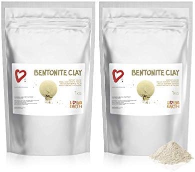 Premium & Ultra-Fine, 2 Kg Living Earth Deep Pore Cleansing Calcium Bentonite Clay Powder - Pure and Natural. The Finest Powder only sourced.