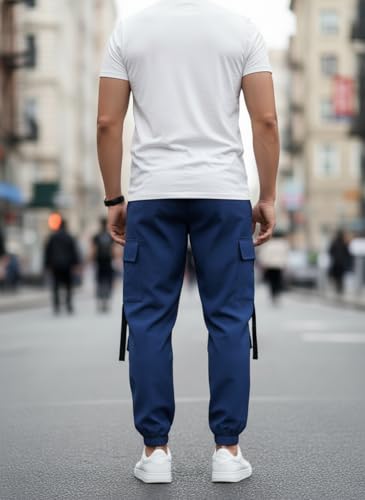 Image of Mack Jonney Men's Solid Joggers | Solid Design | Regular Fit | Casual & Athleisure Wear |Pack of 1-MMJ-79