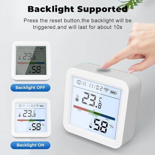 Testeur de Température et d'Humidité ZigBee à commande vocale et écran LCD - 4