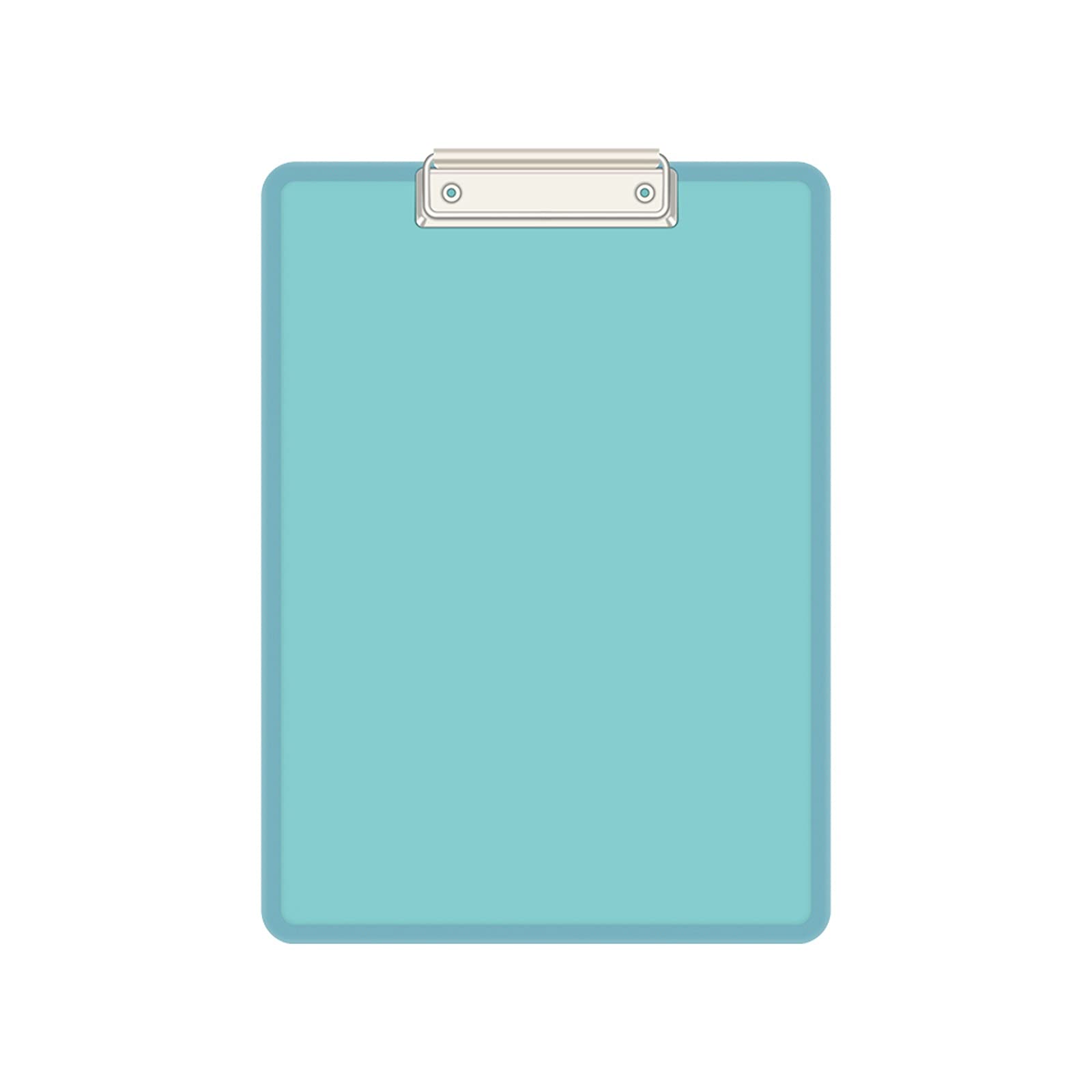 Portablocco 10 Confezioni Plastic Appunti Binder Multicolore con Ganci retrattili File Organizzatore Multi-Function Ufficio riunione per Ufficio a Scrittura boaed Clipboard Portablocco (Color : B)