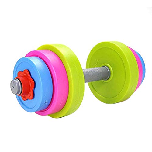 Aboiled Giocattoli per bambini manubri sensoriali Attrezzature per l'allenamento per bambini Sollevatore di pesi giocattolo per bilanciere set di giocattoli