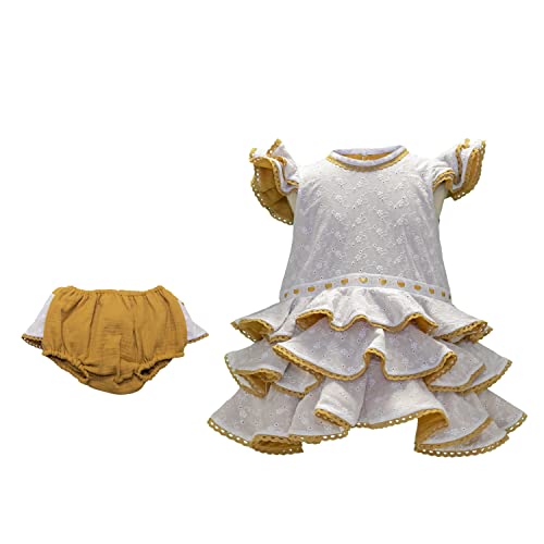 MI HIJA Y YO Vestido Flamenca Bebé de 3 Meses a 36 Meses- Hecho a Mano. Triana 32