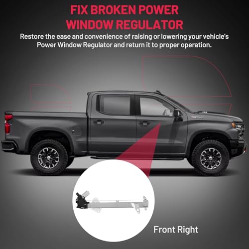 Image of BDFHYK 751-073 Power Window Regulator with Motor Front Right Compatible with Honda Accord 2008-2012
