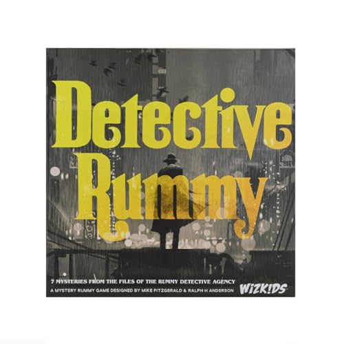 Detective Rummy - Jeu de cartes d'enquête et de stratégie noir
