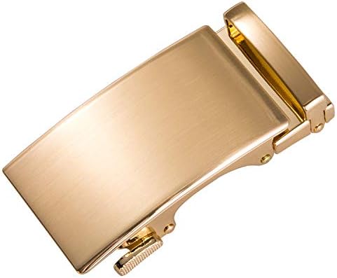 Barry.Wang Ratchet Belt Buckle Replacement Strap Leather 35MM Slide Click