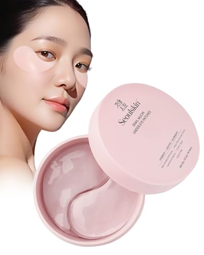 Image of SeoulSkin Snail Mucin Under Eye Serum Patches (32 Pcs) - Korean Eye Patches for Dark Circles, Puffy Eyes, Hydrates & Repairs with Niacinamide & Hyaluronic Acid - Paraben-Free, Sulphate-Free, Cruelty-Free
