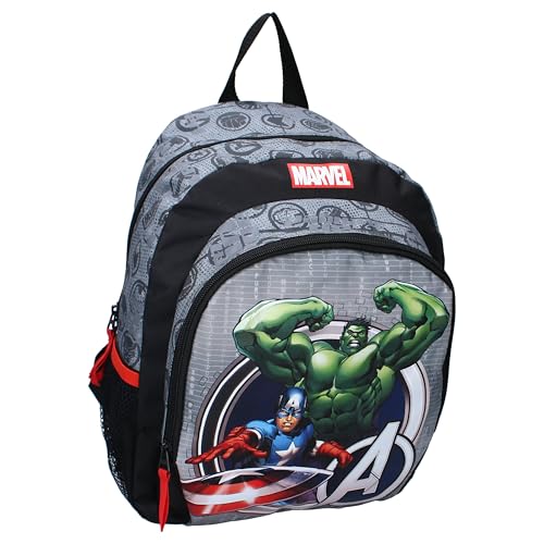 Vadobag Mochila Avengers The Incredible, Backpack Unisex, Negro, Talla Única, Negro , Talla única