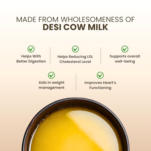 Image of Love of India A2 Ghee 150 ml | Rathi Cow Bilona Ghee | Crafted with Fresh Curd-Churned Cow Milk | Pure Desi Ghee for Everyday Use, Cooking, Tadkas & Puja