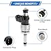 VekAuto 1 Pc No.166006CA0A Fuel Injector for Nissan Altima 2.5 2019-2024 for Nissan Rogue 2.5 2021 Car Engine Flow Match Fuel Nozzle