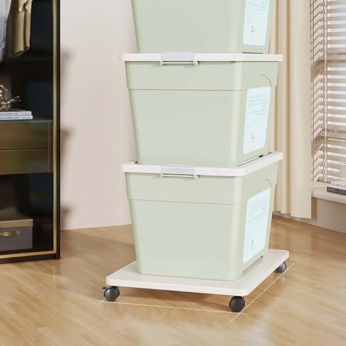 Carrito de Trabajo Pesado 60x45cm Ruedas de Rodillos Lisas con Frenos para el Transporte de Almacenamiento de electrodomésticos de Muebles móviles Reduzca el Esfuerzo