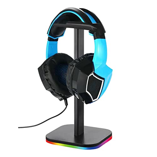 JINGLING Support de Casque pour Casque de Jeu - Support de Casque de Jeu pour Bureau avec Base RVB - Idéal pour Les Stations de Jeu, Les Accessoires Fantaisie pour Les Joueurs de Bureau Cover